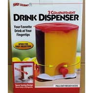 3 COMPARTMENT DRINK DISPENSER / TONG AIR /BEKAS AIR/ BALANG AIR