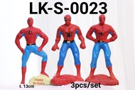 LK-S-0023 Topper mainan KARAKTER lokal Spiderman berdiri