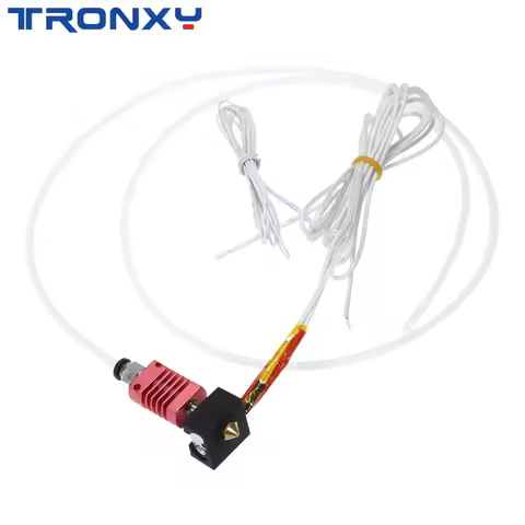 Assembled MK10 Extruder Hotend Kit with Aluminum Heating Block 0.4mm Nozzle 100K Thermistor PTFE Tub