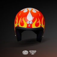 GALLOP 炎 彩繪設計款 3/4半罩 復古安全帽