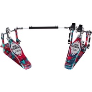 Tama Drum Pedal Tama HP900RWMCS 50th Anniv Ltd Ed Iron Cobra Marble Twin Drum Pedal Rolling Glide