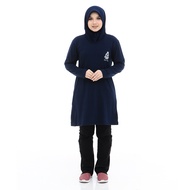 T-shirt Muslimah Kadet Polis (microfibre )