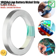 CACTU 18650 Li-ion Nickel Strip, 10M Thickness 0.1mm Nickel Sheet Plate,  Nickel Battery Pack Connec