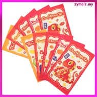 🧧 30pcs Sampul Merah Tahun Baru Imlek Pelbagai Kertas 2025 Tahun Ular untuk Menyimpan Duit Bertuah