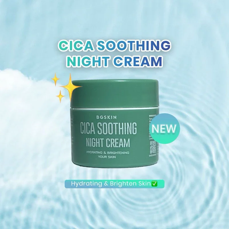 CICA SOOTHING NIGHT CREAM BG SKIN / BEAUTY GLOW SKINCARE / BG SKINCARE ORI