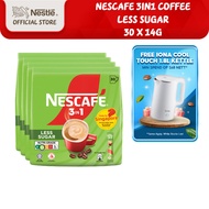 [Bundle of 4] NESCAFE 3in1 - Less Sugar (30 x 14g)