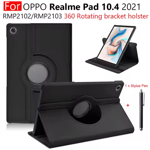 Tablet Case for Realme Pad 10.4 inch 2021 RMP2102 RMP2103 Capa Leather 360 Smart Funda Cover for New