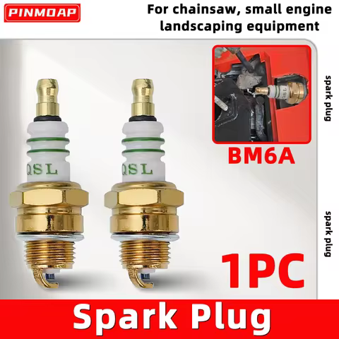 1pc Spark Plug BM6A Is Suitable For M7/L7t/Cj8/1560 Models Spark Plugs Are Suitable For Small Engine