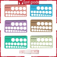 WIN Breast Pump Silicone Ruler 21Size Diameter Breastpump Flange Sizing Nipple Ruler