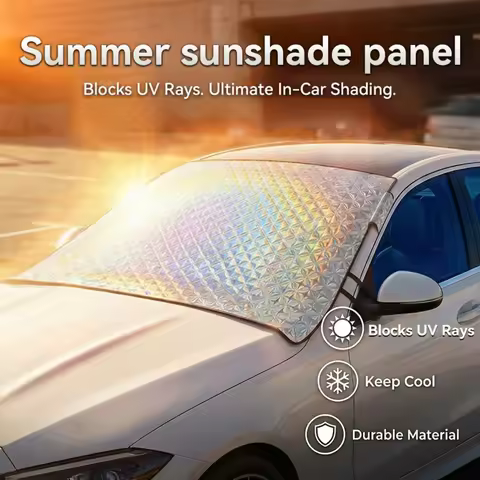 Portable Sunshade Car Front Windshield Cover Automobile Sunshade Cover Winter Ice Frost Guard Sun Sh