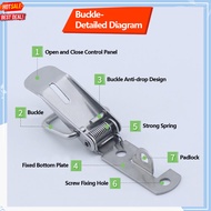 EPS2 Suitcase Latch 2 PCS Suitcase Hooks Cupboard Locks Suitcase Hooks Stainless Steel Chest Hooks S