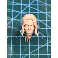 Unpainted 1/12 Scale Kate Bishop Hawkeye Head Carved Model Fit For 6 inches SHF MEZCO McFarlane Fema