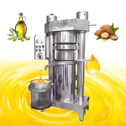 Small Cold Press Oil Machine Manual Oil Presser for Virgin Coconut Avocado Olive Oil Extraction Home
