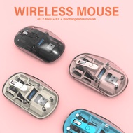 Wireless Gaming Mouse 4D 2.4Ghz BT Dual Mode 1600DPI RGB Lighting Type C Charging for Mac Laptop  Te