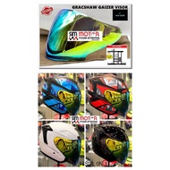 GRACSHAW GAIZER (HELMET VISOR G838/G515 GOLD/BLUE/ SMOKE (VISOR ONLY)