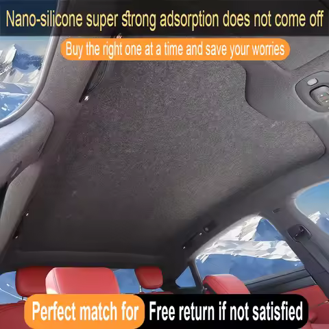 Car Panoramic Sunroof Insulation Roof Visor For BMW X1 E84 2010~2015 MK1 Anti-UV Electrostatic Adsor