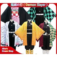 Kimetsu No Yaiba Cosplay Set Demon Slayer Costume Nezuko Giyuu Zenitsu Shinobu Ani Cosplay Set