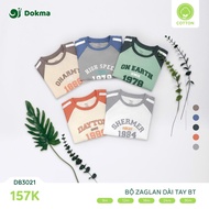 Dokma - RAGLAN LONG SLEEVE SET FOR BOYS DOKMA DB3021 size 9-36M
