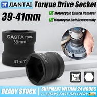Torque Drive Socket 39x41mm And 3 Inches Extension Set 1/2" Drive Deep Impact Socket Set