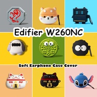 【Case Home】For Edifier W260NC Case Cute Cartoon Soft Silicone Earphone Case Casing Cover