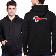Aprilia Racing Logo Hoodie Cotton Fleece Material | Pullover & Zipper |