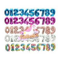 80cm number foil balloon / number balloon / birthday balloon