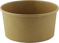 Packnwood Buckaty Kraft Container | Premium Take Out Food Bowl | Disposable Kraft Paper Box Plastic