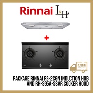 [BUNDLE] Rinnai RB-2CGN Induction Hob and RH-S95A-SSVR Cooker Hood