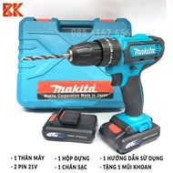 [HCM]Máy khoan Máy vặn vít cầm tay Máy Khoan Dùng Pin Máy Khoan Pin mini MAKITA 24V máy khoan pin ca