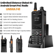 UNIWA F41 4G POC Rugged Zello Phone 2.4" IPS Touch BT Screen 1GB+8GB Waterproof Android 8.1 4600mAh 