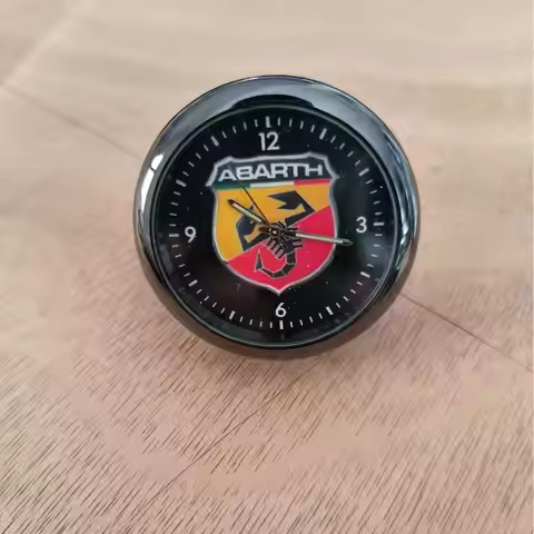 Luminous Starry Sky Car Electronic Watch Car Clock For Fiat Abarth 595 Abarth 500 abarth 124 spider