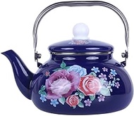 Stovetop Heat Water Kettle Enamel Kettle Teapot Tea Pot Induction Cooker Gas Universal Tea Kettle Teapots for Tea (Size : 3.2L)