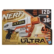 Nerf Ultra Five Blaster -- 4-Dart Internal Clip, 4 Nerf Ultra Darts, Dart Storage -- Compatible Only