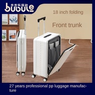 Bubule Collapsible Luggage 18 inch Front Opening Cabin Size Luggage