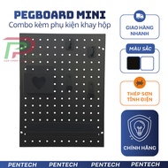 [Free Accessories] PEGBOARD WALL MOUNTING BOARD WALL HOLE BOARD WITH TABLE MOUNTING ACCESSORIES
