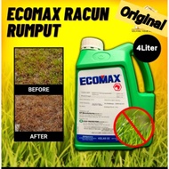 Ori 💯 Ecomax Glyphosate 41%(4Liter)Racun Rumput Rumpai DanLalang Organik For