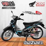 Stiker Striping Shogun 110 R Variasi Hitech