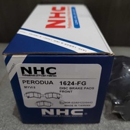NHC 1624-FG MYVI Lagi best 2ND GEN CERAMIC FIBER PAD BREK DEPAN 650Celcius