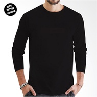 Promo Distro Kaos Distro Pria Lengan Panjang Eiger sisic GR Hitam  Super Premium