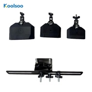 [Koolsoo] ABS Plastic Percussion Cowbell Drum Holder Kit for Practice Drum Pad Set and Home Drumming