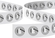 POFIBO Pack of 60 NFC Tag Stickers, NFC Ntag 215 Tags, Programmable 504 Byte Chip Stickers for All N