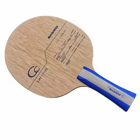 SANWEI CC Carbon 502E 5 Ply Wood+2 Carbon OFF++ Training Original SANWEI Table Tennis Blade Ping Pon