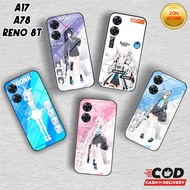 JON-STORE ( JJ 43 ) Softcase Glossy ANIME MOTIF For HP OPPO Reno 8T 4G 5G A17 A17k a78 4G A78 5G A58