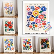 【With frame】Painting by Number,Floral Print,Paint by Number,Acrylic paint,Painting Canvas,Home Decor