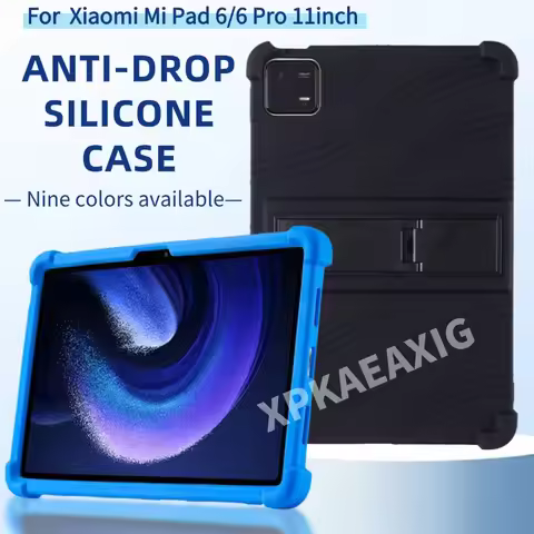 for Stand Case Xiaomi Mi Pad 6 Pro Tablet 11 inch Stand Cover Xiaomi Mi Pad 6 Tablet Soft Silicone K