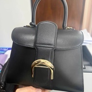 Delvaux德爾沃 黑金brilliant mini 手提單肩包