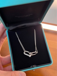 Tiffany and Co Hardwear Double Link Necklace with Diamonds