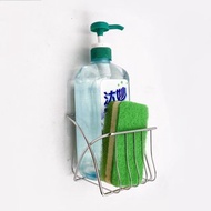 無痕貼片不鏽鋼 瓶罐架 菜瓜布架 置物架 沐浴乳架 酒精架 消毒液