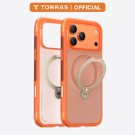 TORRAS Q3Air เคส iPhone พร้อมขาตั้งแม่เหล็ก360 ° | เบาะอากาศป้องกันการตกหล่นกลางแจ้ง | ผิวด้านกันลื่