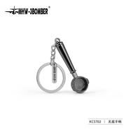 MHW-3BOMBER Mini Coffee Art Keychain Commemorative Pendant Fresh Style Coffee Personnel Accessories